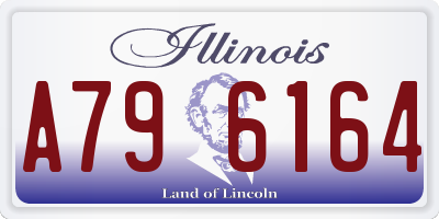 IL license plate A796164