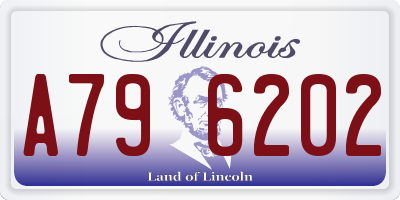 IL license plate A796202