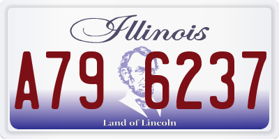 IL license plate A796237