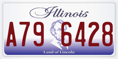 IL license plate A796428