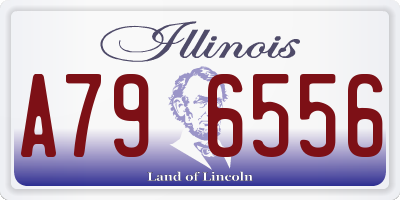 IL license plate A796556