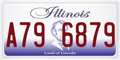 IL license plate A796879