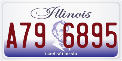 IL license plate A796895