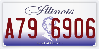 IL license plate A796906