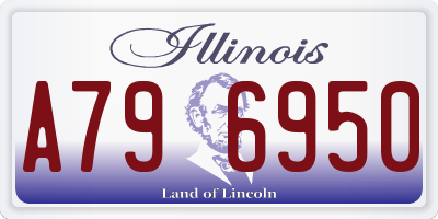 IL license plate A796950