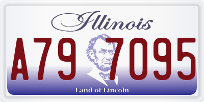 IL license plate A797095