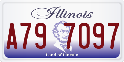 IL license plate A797097