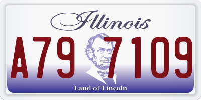 IL license plate A797109