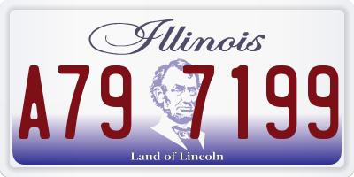 IL license plate A797199