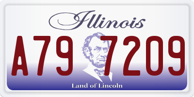 IL license plate A797209