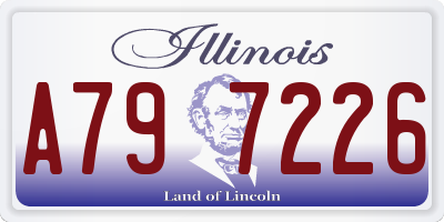IL license plate A797226