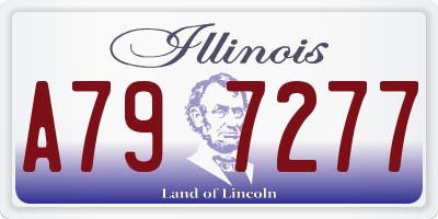 IL license plate A797277