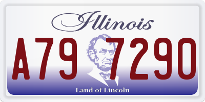 IL license plate A797290