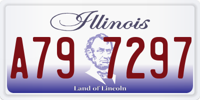 IL license plate A797297