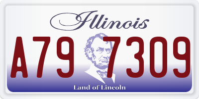 IL license plate A797309