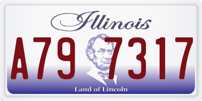 IL license plate A797317