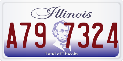 IL license plate A797324