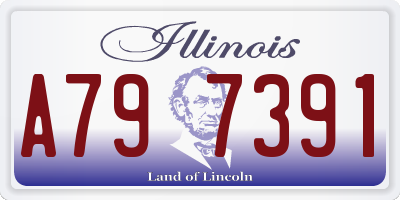 IL license plate A797391