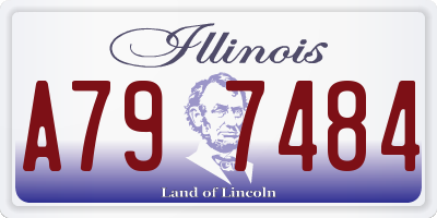 IL license plate A797484