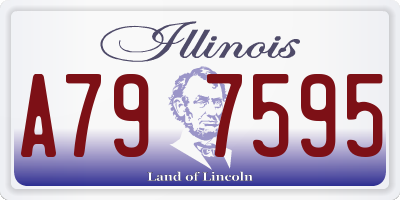 IL license plate A797595