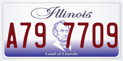 IL license plate A797709
