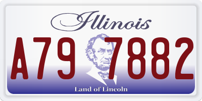 IL license plate A797882