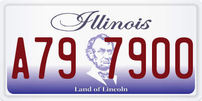 IL license plate A797900