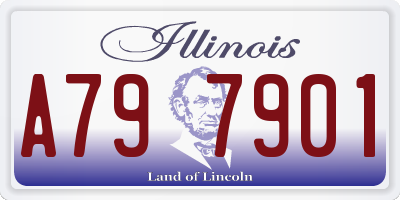 IL license plate A797901