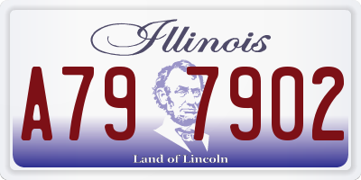 IL license plate A797902