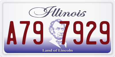 IL license plate A797929