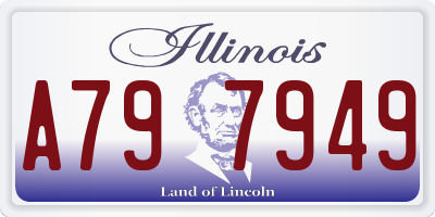 IL license plate A797949