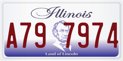 IL license plate A797974