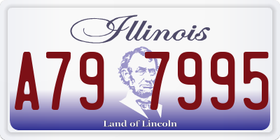 IL license plate A797995