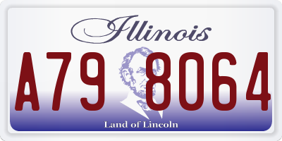 IL license plate A798064
