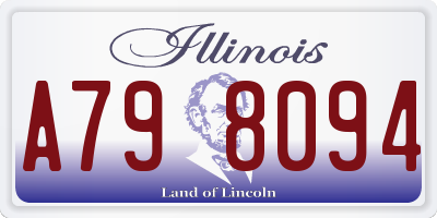 IL license plate A798094