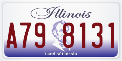 IL license plate A798131