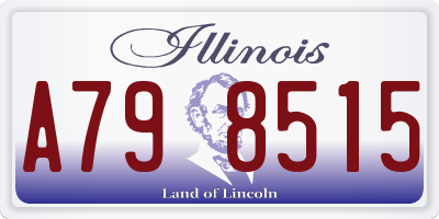 IL license plate A798515