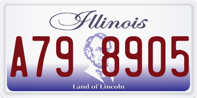 IL license plate A798905