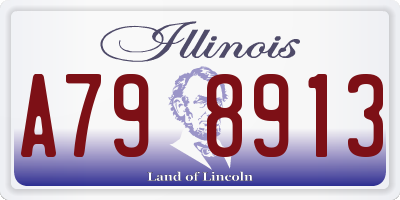 IL license plate A798913