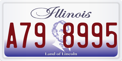 IL license plate A798995
