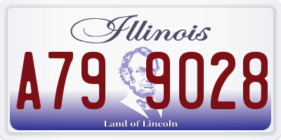 IL license plate A799028