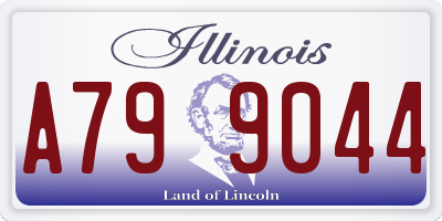 IL license plate A799044