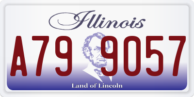 IL license plate A799057