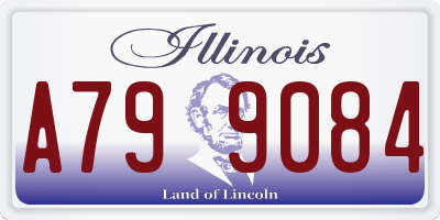 IL license plate A799084