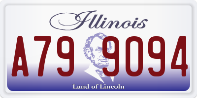 IL license plate A799094