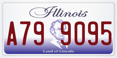 IL license plate A799095