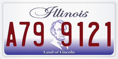 IL license plate A799121