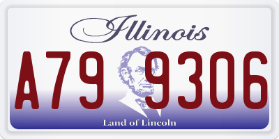 IL license plate A799306