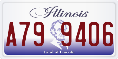 IL license plate A799406