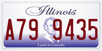 IL license plate A799435